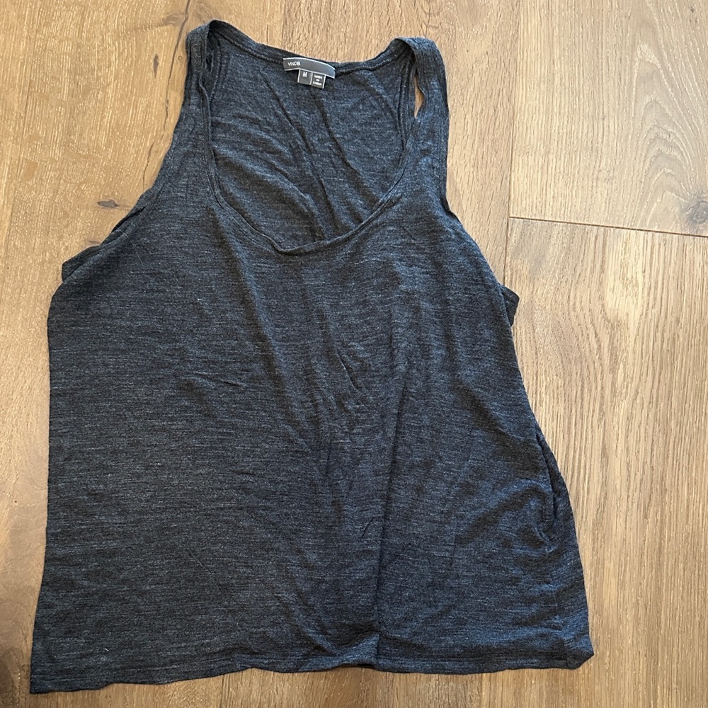 Vince Charcoal Tank Top